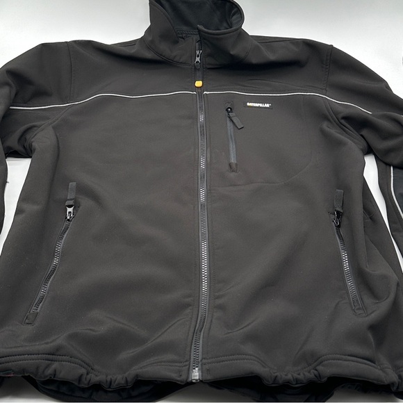 Caterpillar Soft Shell Jacket, Black,Large,